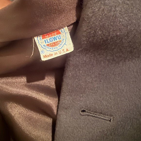 Vintage 100% Wool John Weitz Dark Green Women's Coat - Picture 11 of 16